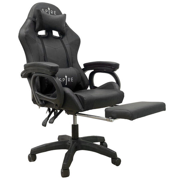 Intex Spire Onyx Led Massage Gaming Chair - Black Does Not Apply