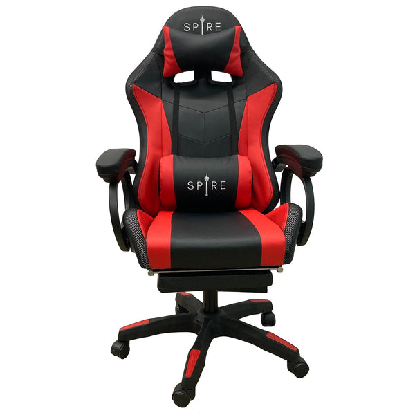 Intex Spire Onyx Led Massage Gaming Chair - Red And Black Intex