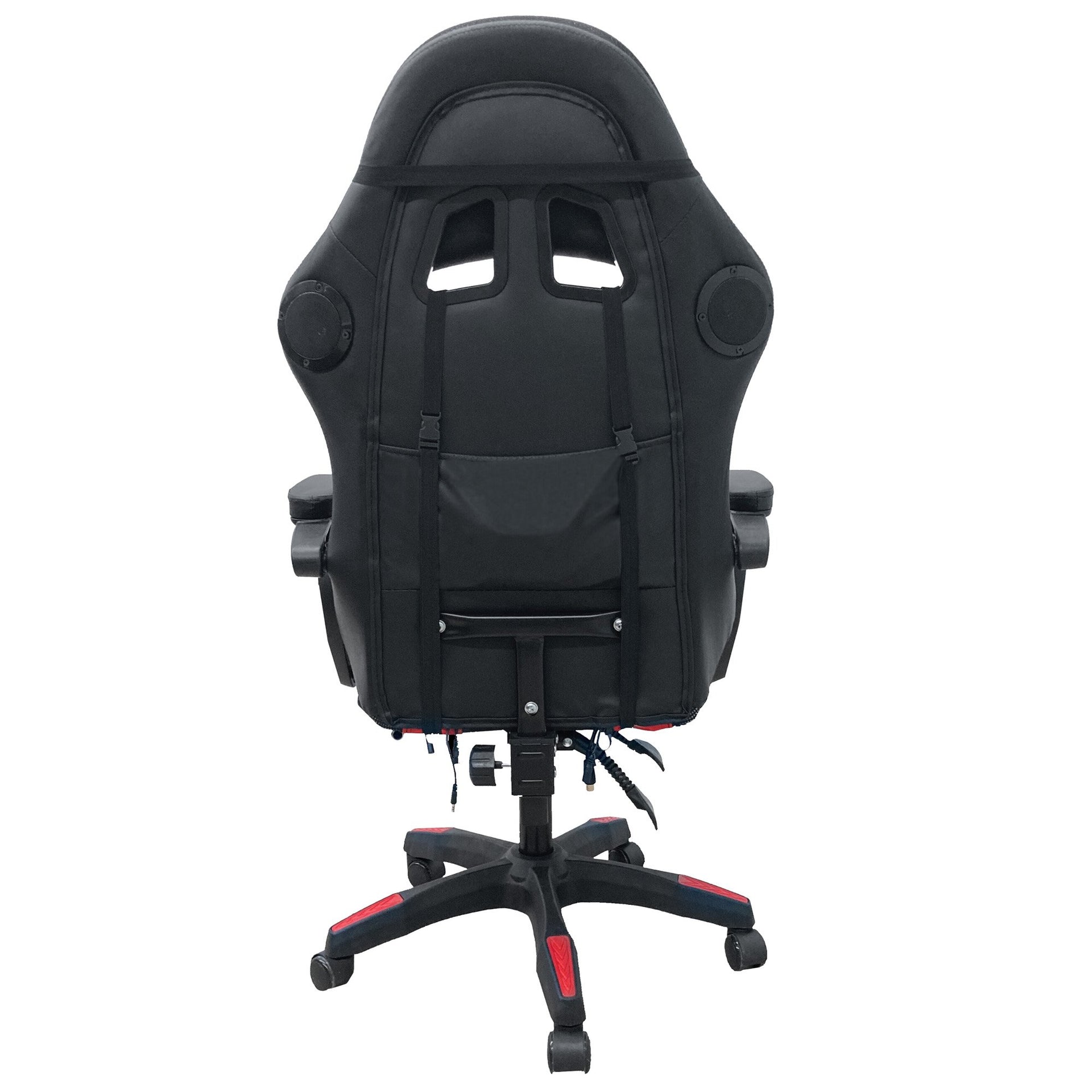 Intex Spire Onyx Led Massage Gaming Chair - Red And Black Intex