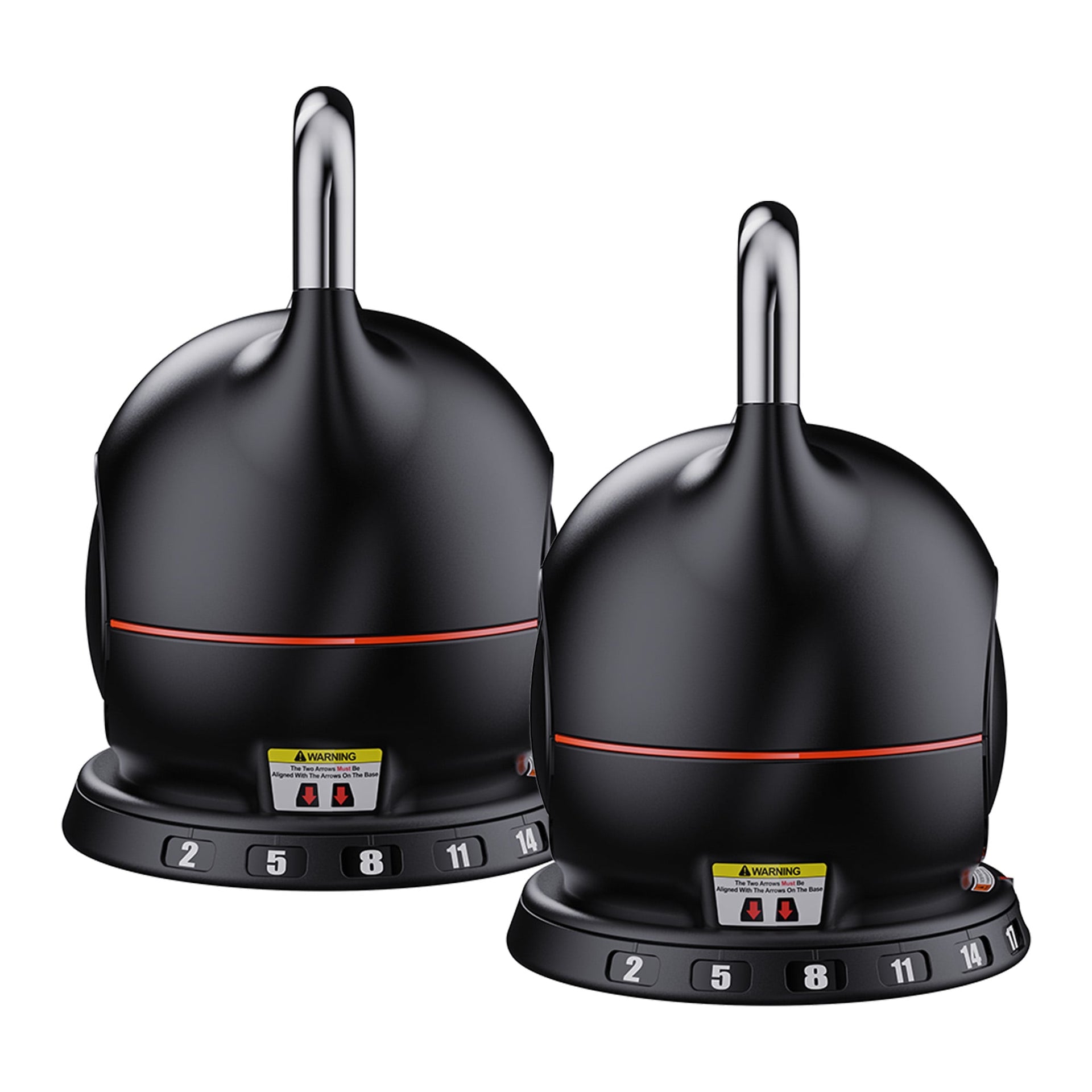 Powertrain 40kg Adjustable Kettlebell One Hand Adjustment Weight Set