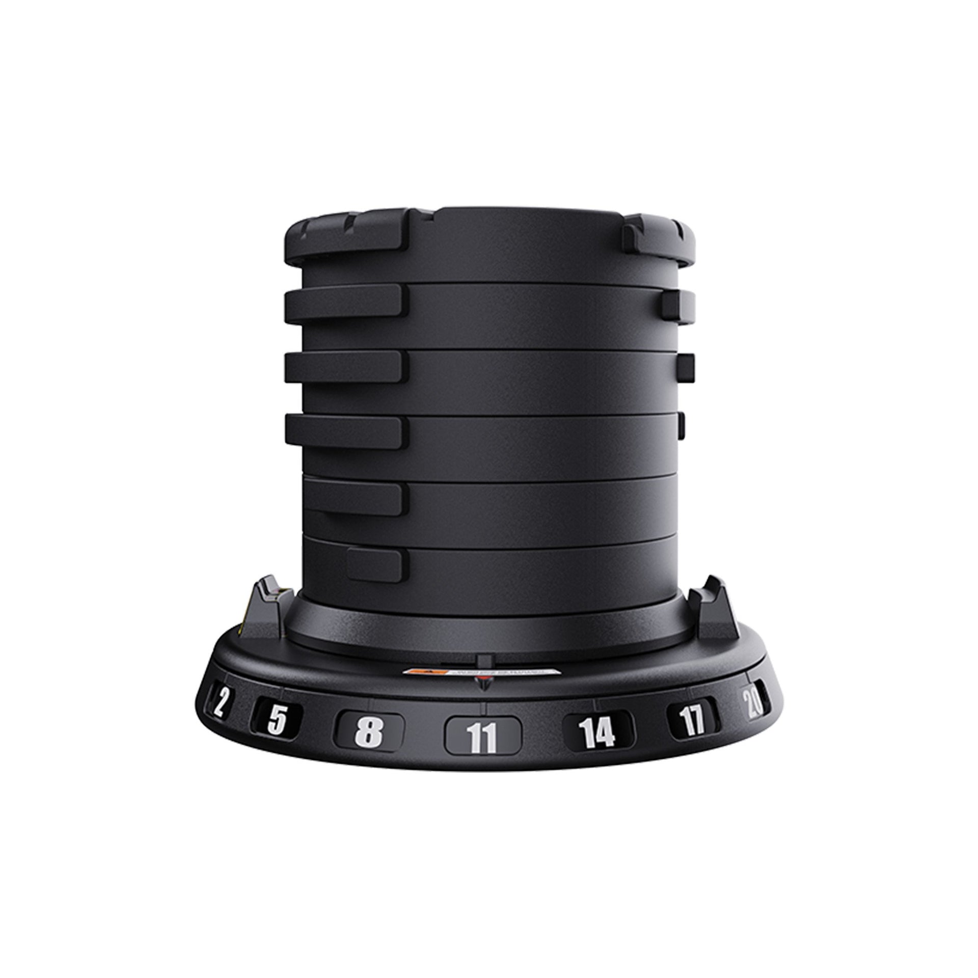 Powertrain Adjustable Kettlebell 20kg 7 in 1 Weight Selection Set w/Quick One Hand Adjustment Secure Locking System Awezingly