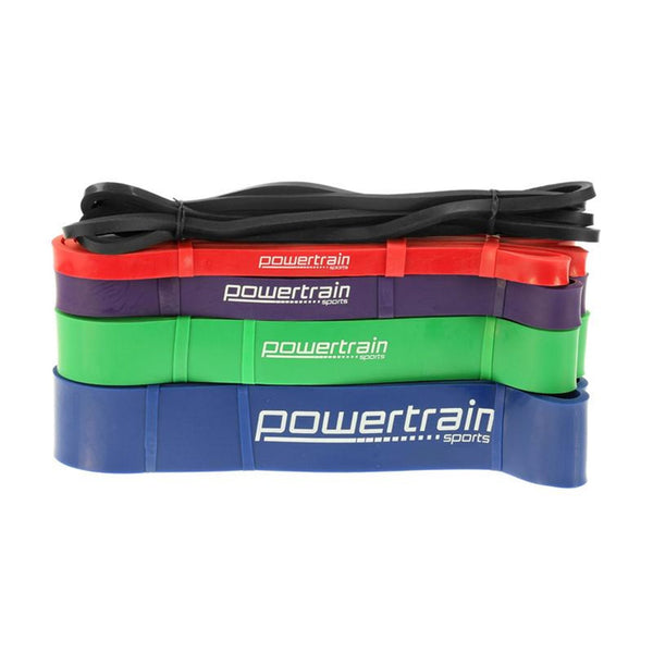 Powertrain 5x Home Workout Resistance Bands Gym Exercise Powertrain