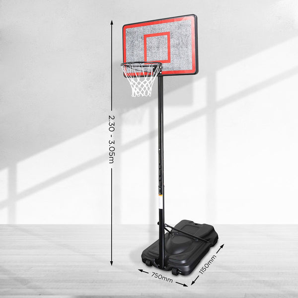 Kahuna Height-Adjustable Basketball Hoop Backboard Portable Stand Kahuna