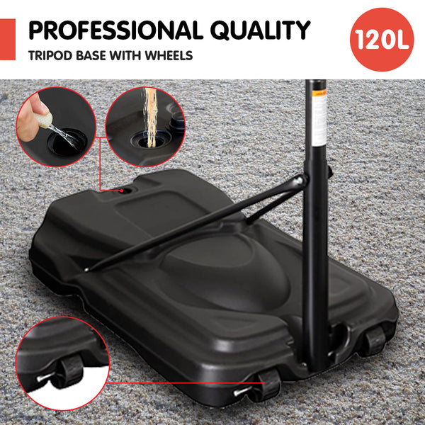 Kahuna Height-Adjustable Basketball Portable Hoop for Kids and Adults Kahuna