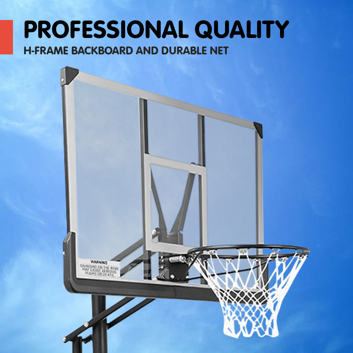 Kahuna Height-Adjustable Basketball Portable Hoop for Kids and Adults Kahuna