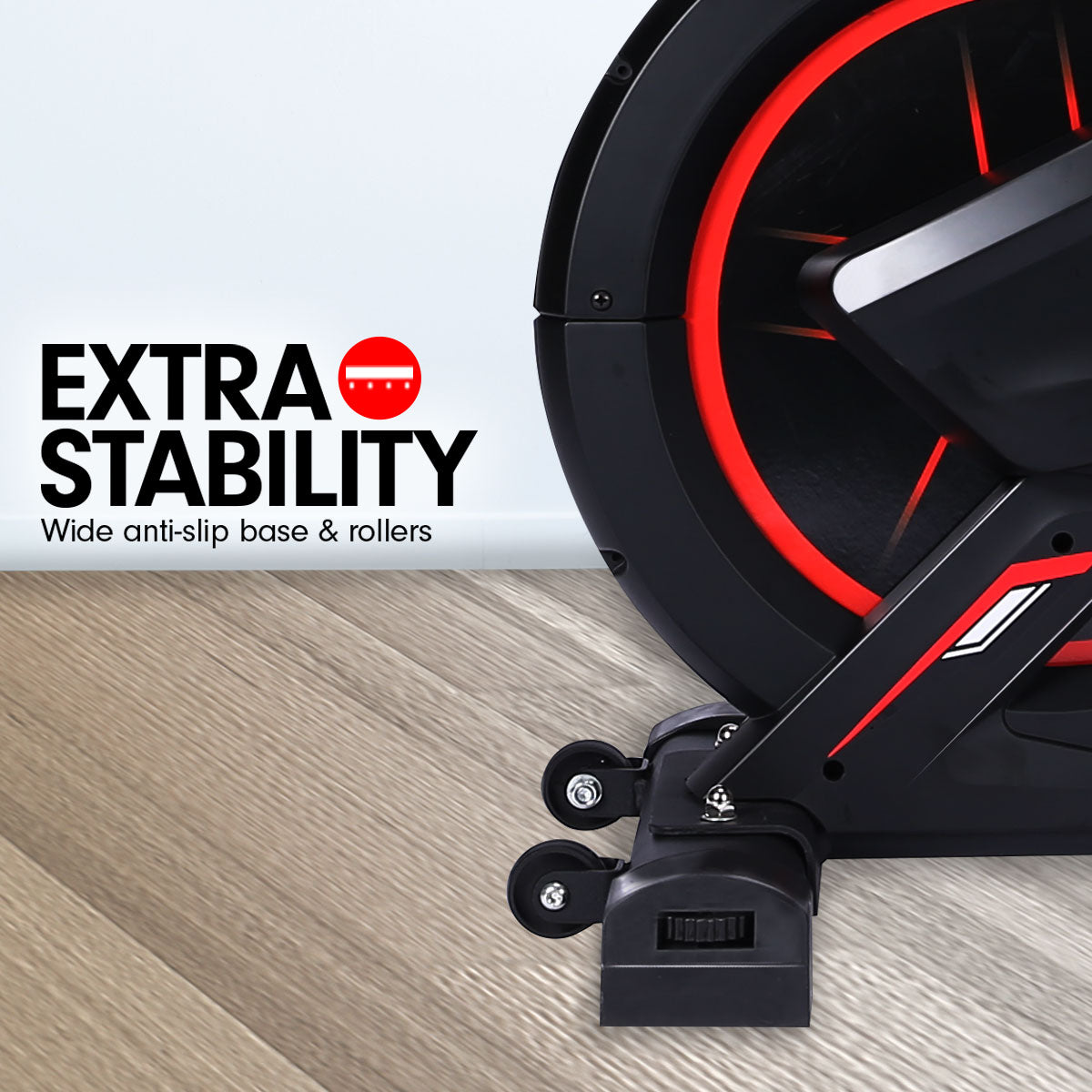 Powertrain RX-900 Exercise Spin Bike Cardio Cycling - Red Powertrain