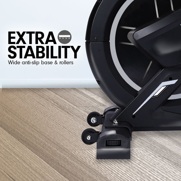 Powertrain RX-900 Exercise Spin Bike Cardio Cycling - Silver Powertrain