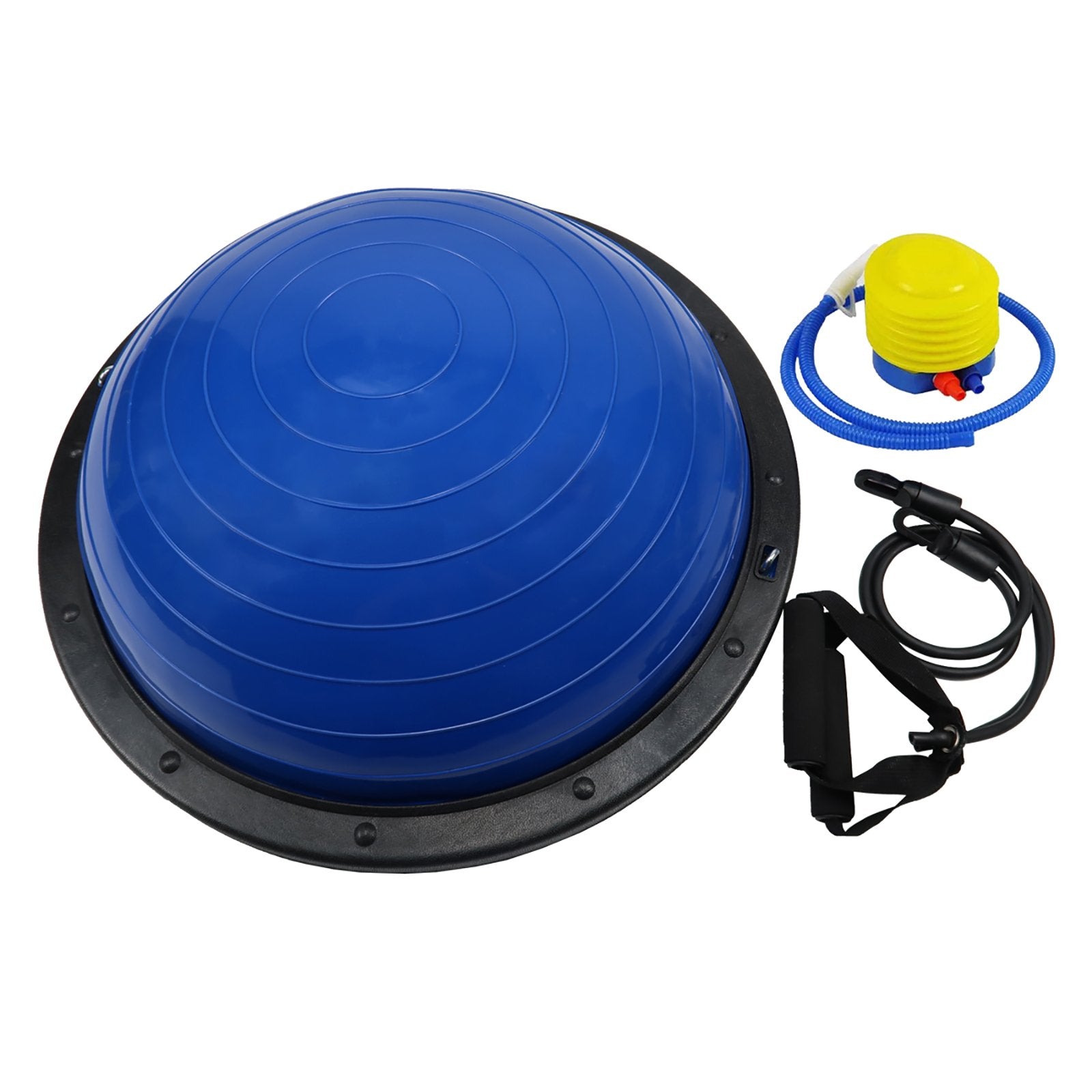 Powertrain Fitness Yoga Ball Home Gym Workout Balance Trainer Blue Kahuna