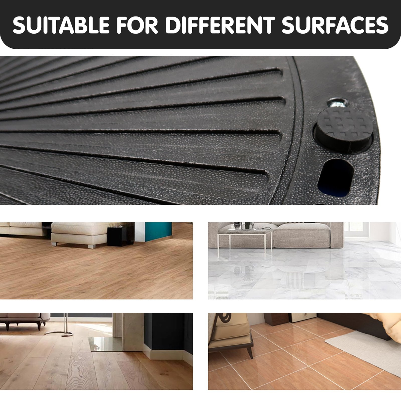 Powertrain Fitness Yoga Ball Home Gym Workout Balance Trainer Blue Kahuna