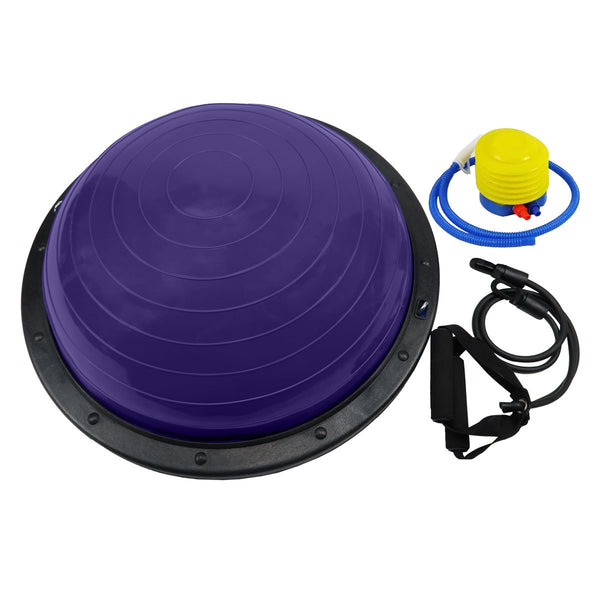 Powertrain Fitness Yoga Ball Home Gym Workout Balance Trainer Purple Powertrain
