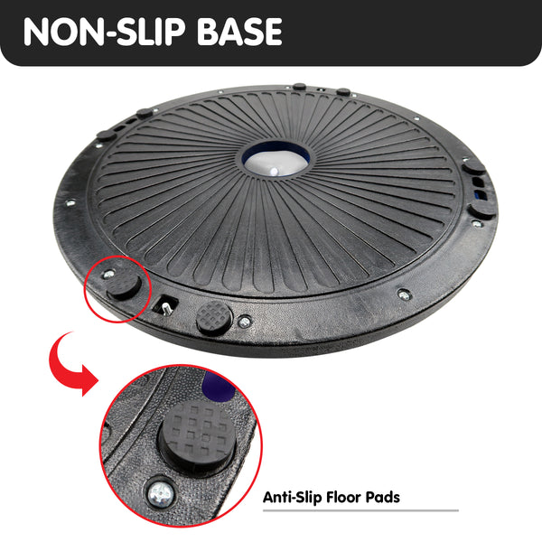 Powertrain Fitness Yoga Ball Home Gym Workout Balance Trainer Purple Powertrain