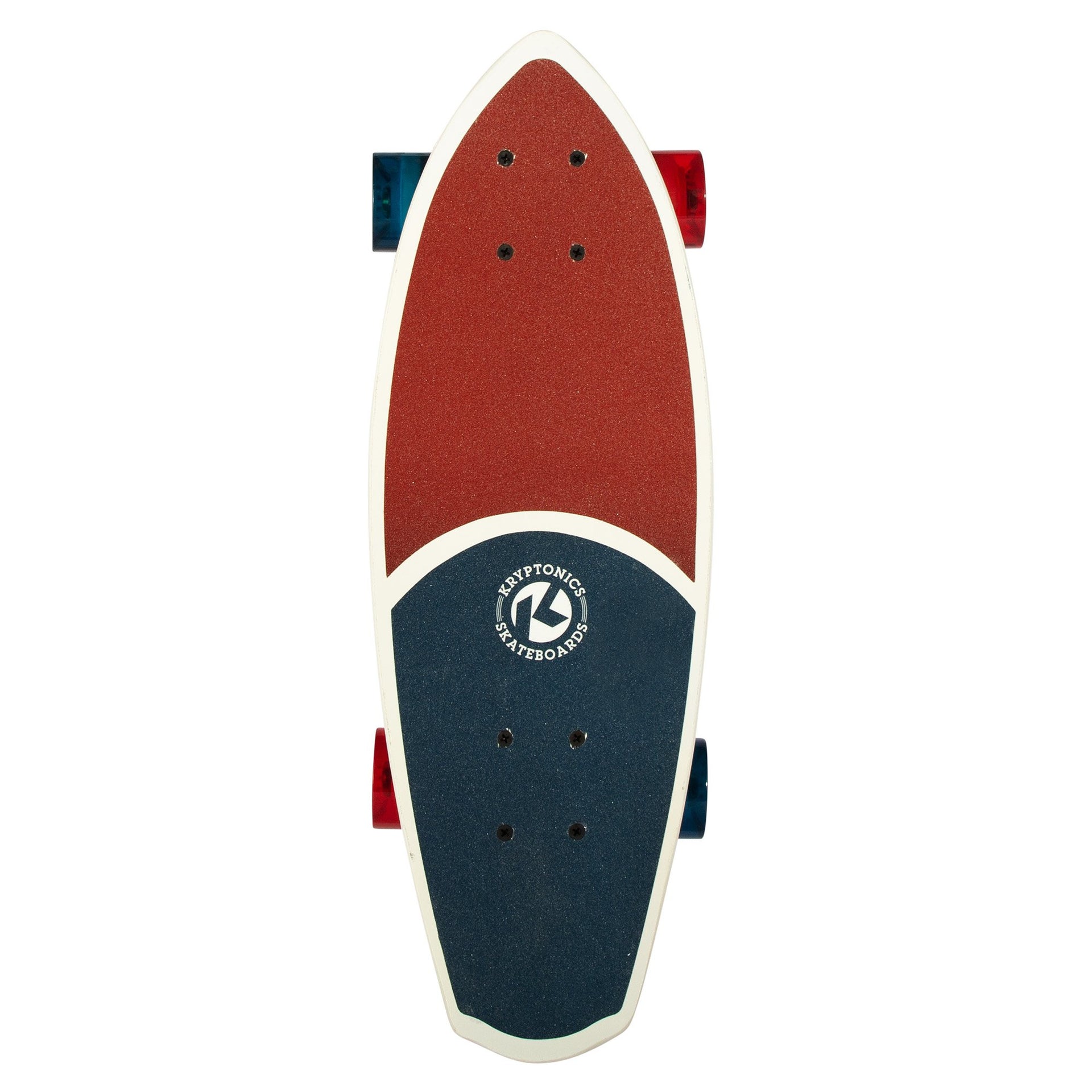 Bravo Sports Kryptonics 23-inch Mini Fat Cruiser Board In Liberty Blue Does not apply