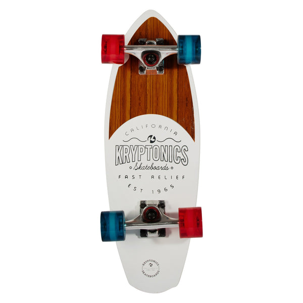 Bravo Sports Kryptonics 23-inch Mini Fat Cruiser Board In Liberty Blue Does not apply