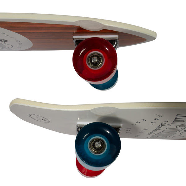 Bravo Sports Kryptonics 23-inch Mini Fat Cruiser Board In Liberty Blue Does not apply