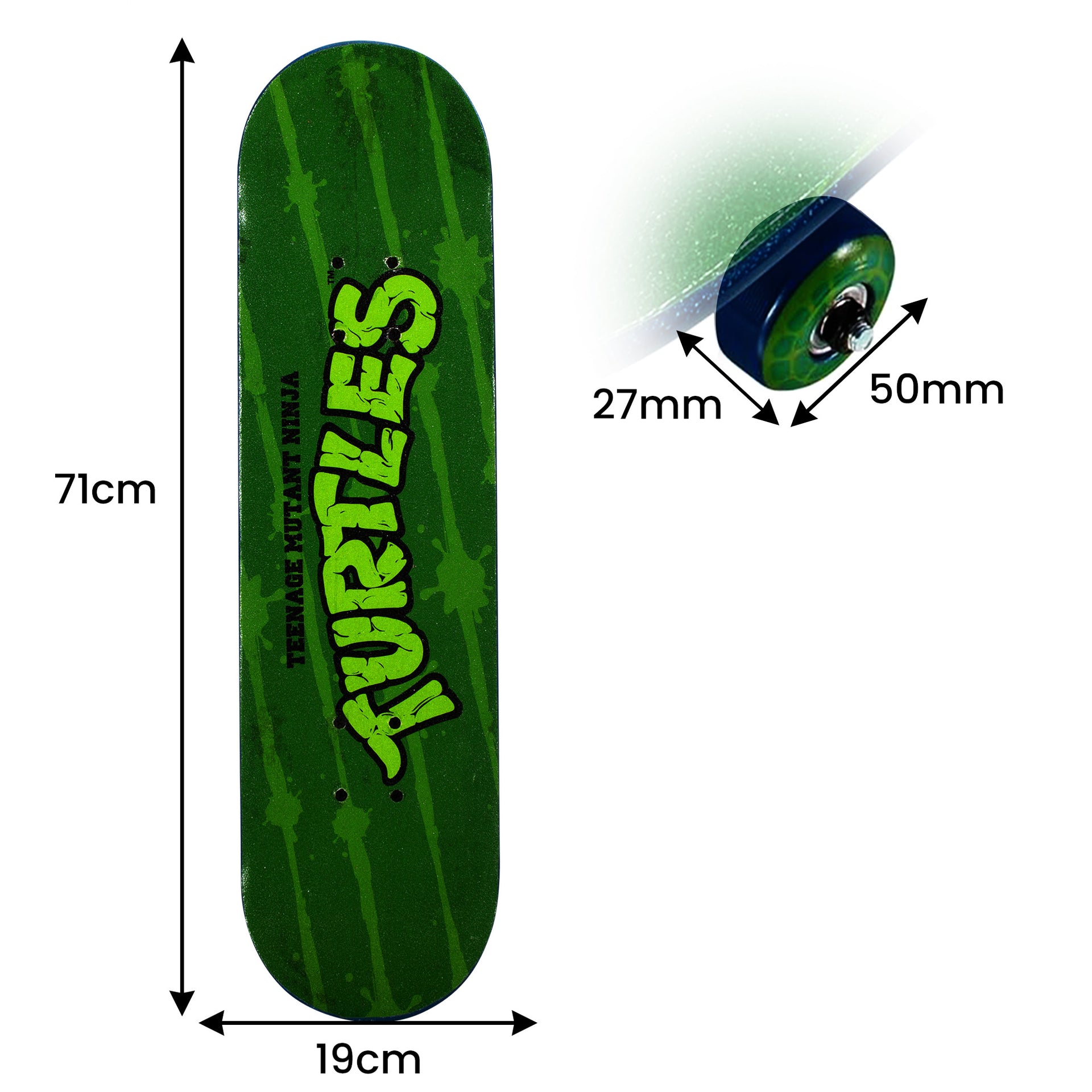 Kryptonics Teenage Mutant Ninja Turtles 28-inch Turtle Time Popsicle Skateboard Does Not Apply