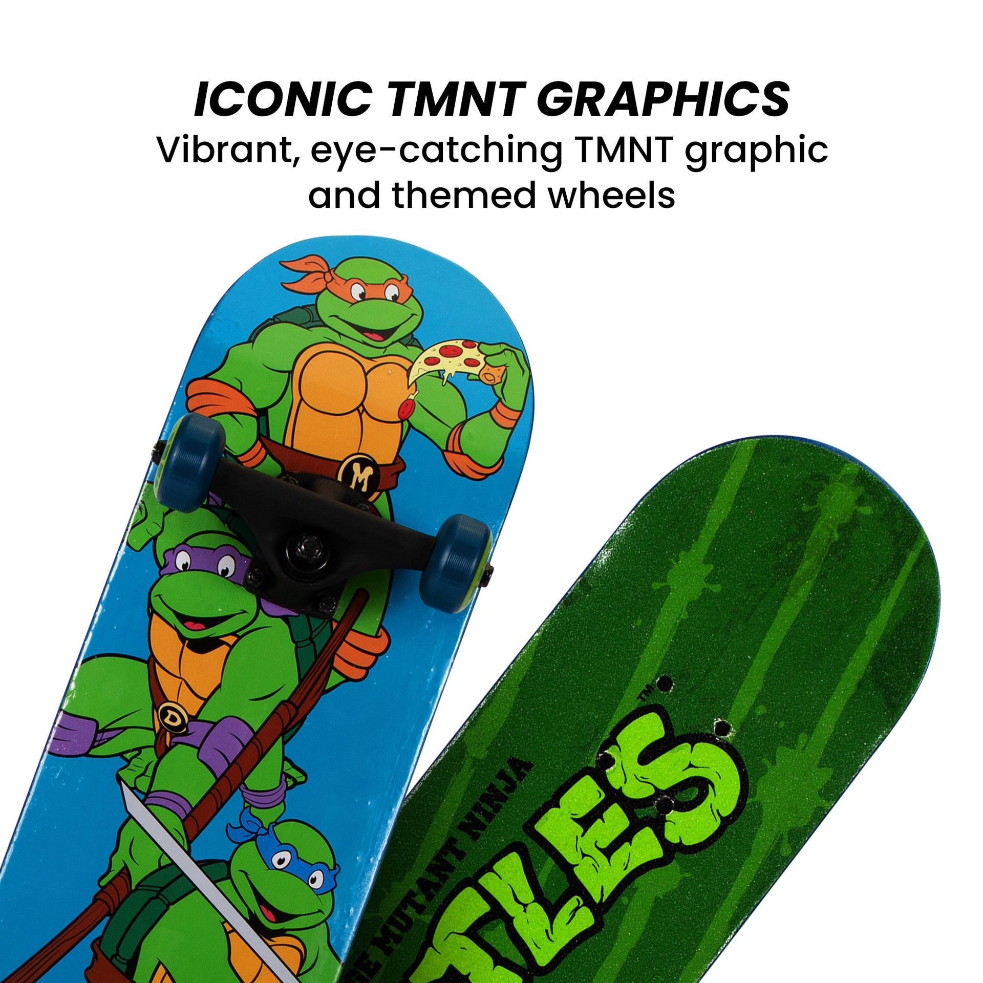 Kryptonics Teenage Mutant Ninja Turtles 28-inch Turtle Time Popsicle Skateboard Does Not Apply