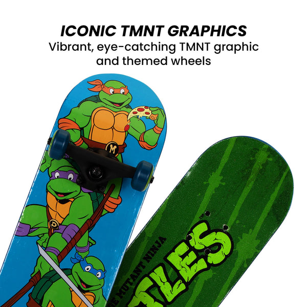 Kryptonics Teenage Mutant Ninja Turtles 28-inch Turtle Time Popsicle Skateboard Does Not Apply