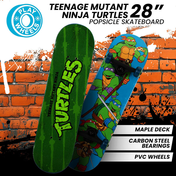 Kryptonics Teenage Mutant Ninja Turtles 28-inch Turtle Time Popsicle Skateboard Does Not Apply