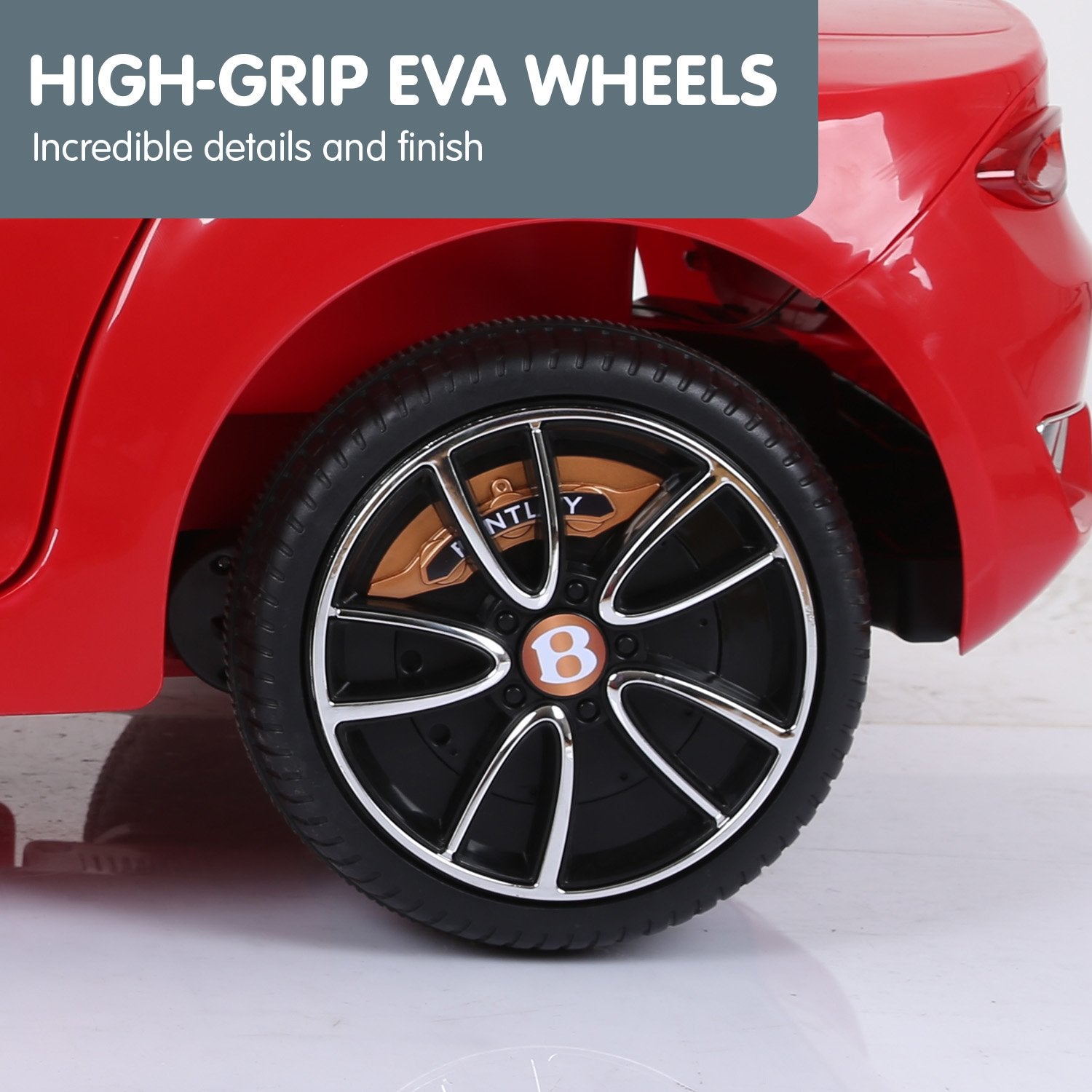 Kahuna Bentley Exp 12 Speed 6E Licensed Kids Ride On Electric Car Remote Control - Red Kahuna