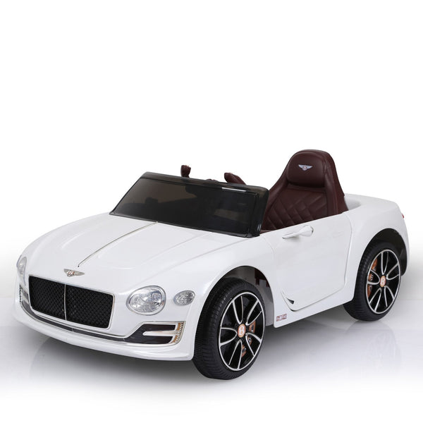 Kahuna Bentley Exp 12 Speed 6E Licensed Kids Ride On Electric Car Remote Control - White Kahuna