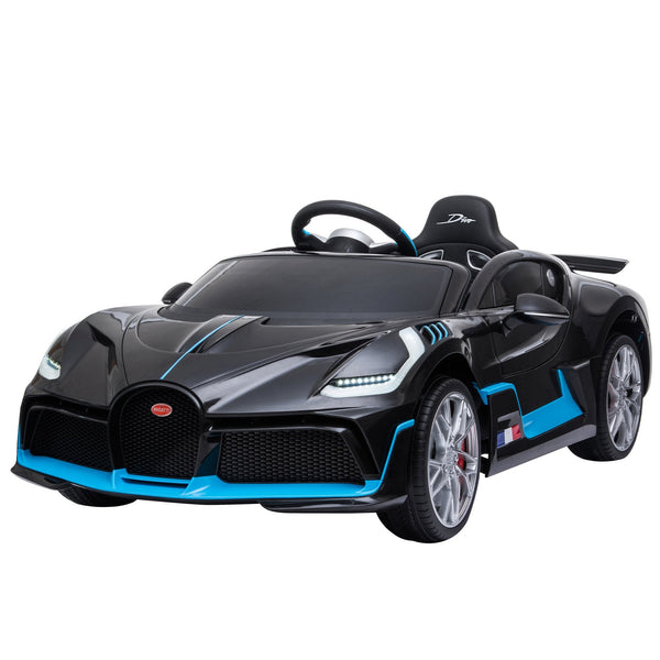 Kahuna Licensed Bugatti Divo Kids Electric Ride On Car - Black Kahuna