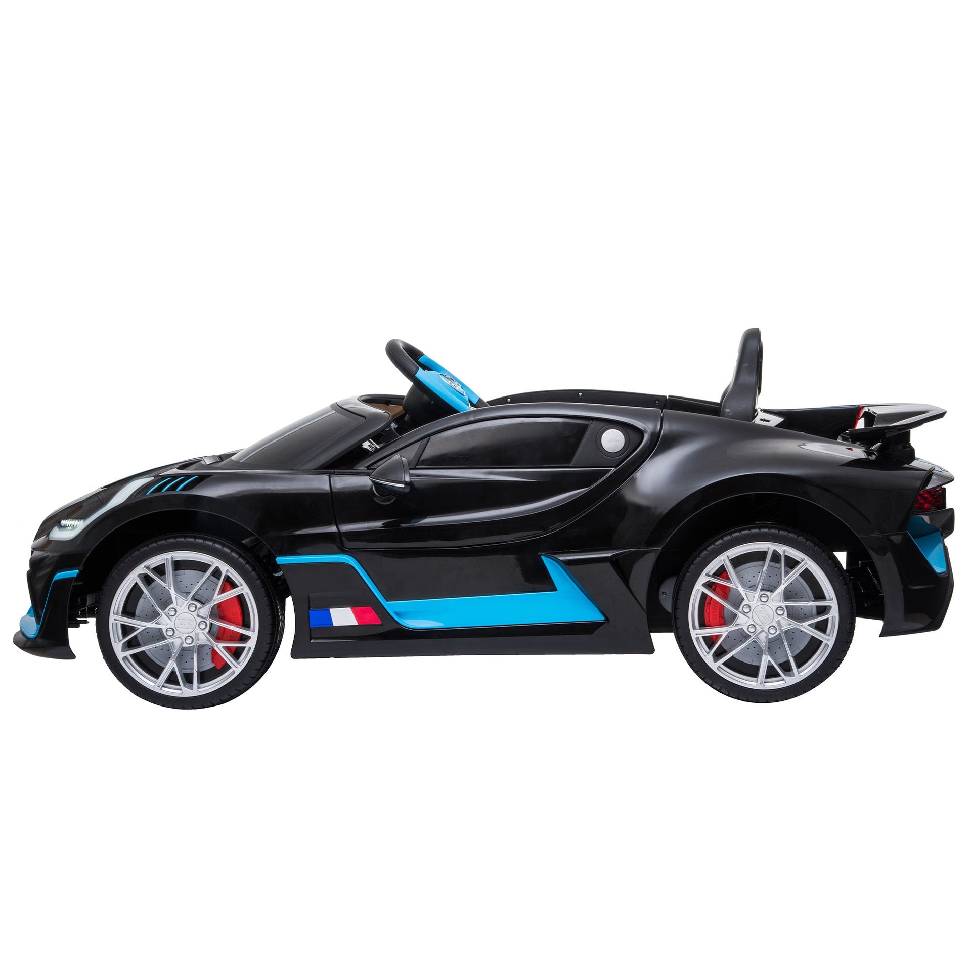 Kahuna Licensed Bugatti Divo Kids Electric Ride On Car - Black Kahuna