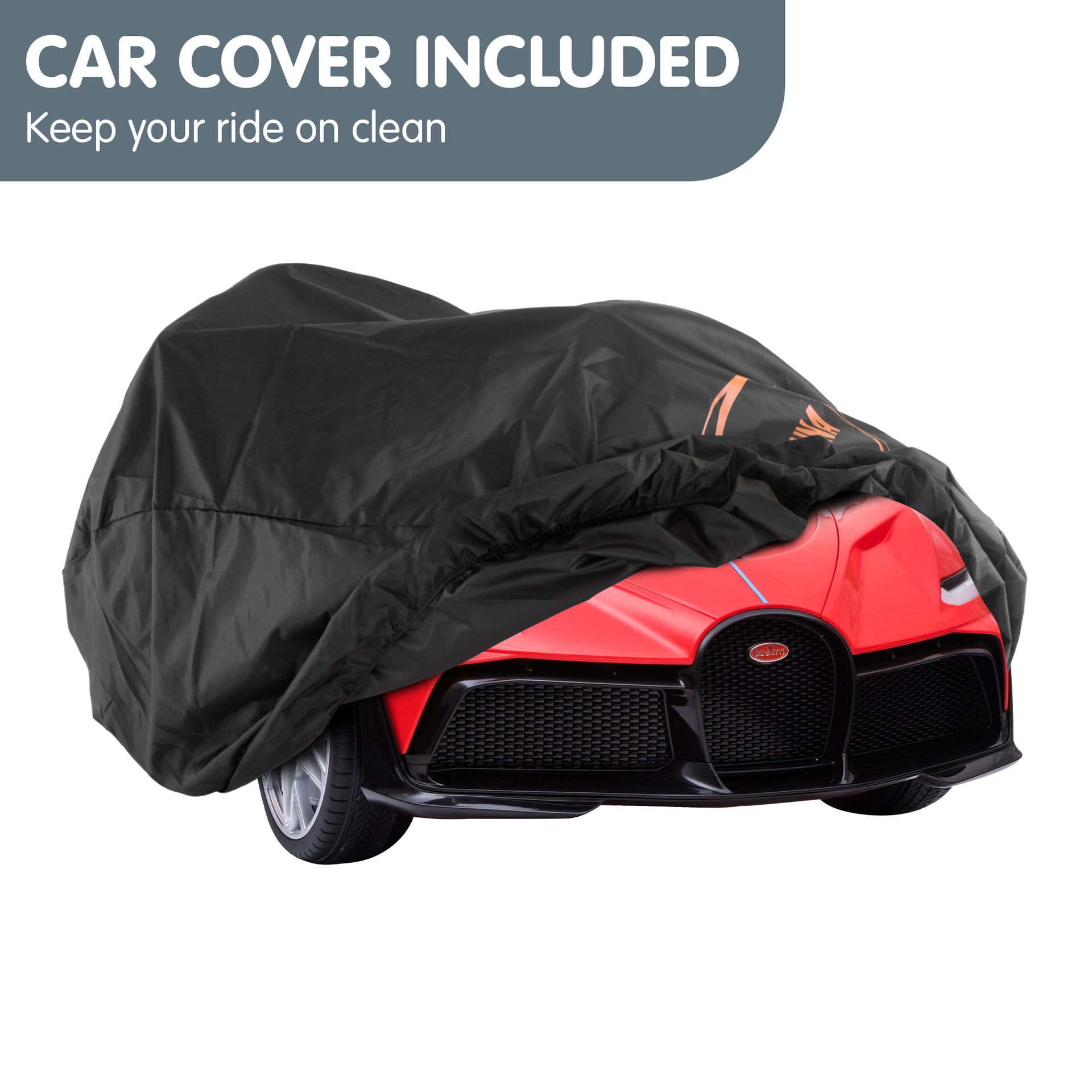 Kahuna Licensed Bugatti Divo Kids Electric Ride On Car - Red Kahuna