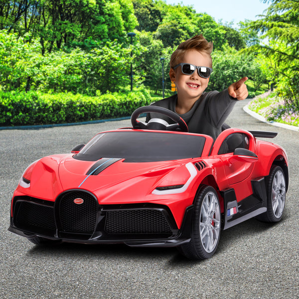 Kahuna Licensed Bugatti Divo Kids Electric Ride On Car - Red Kahuna