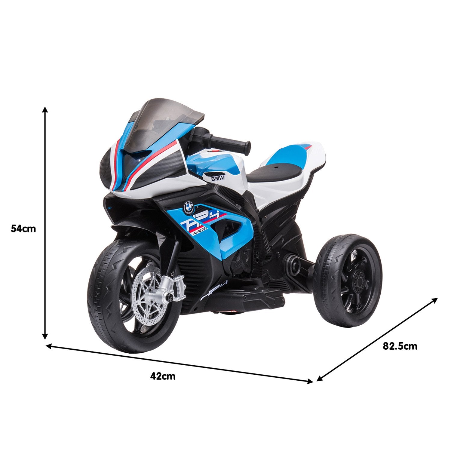 Kahuna Bmw Hp4 Race Kids Ride-on Motorbike In Blue Kahuna