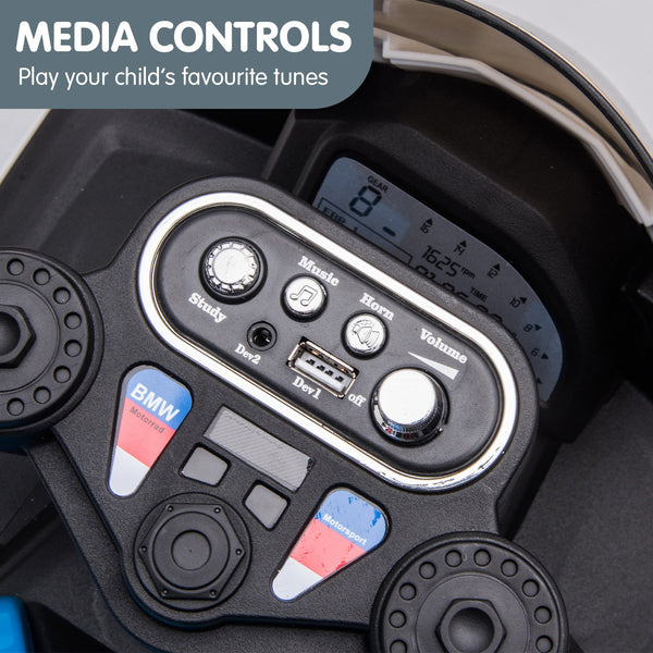 Kahuna Bmw Hp4 Race Kids Ride-on Motorbike In Blue Kahuna