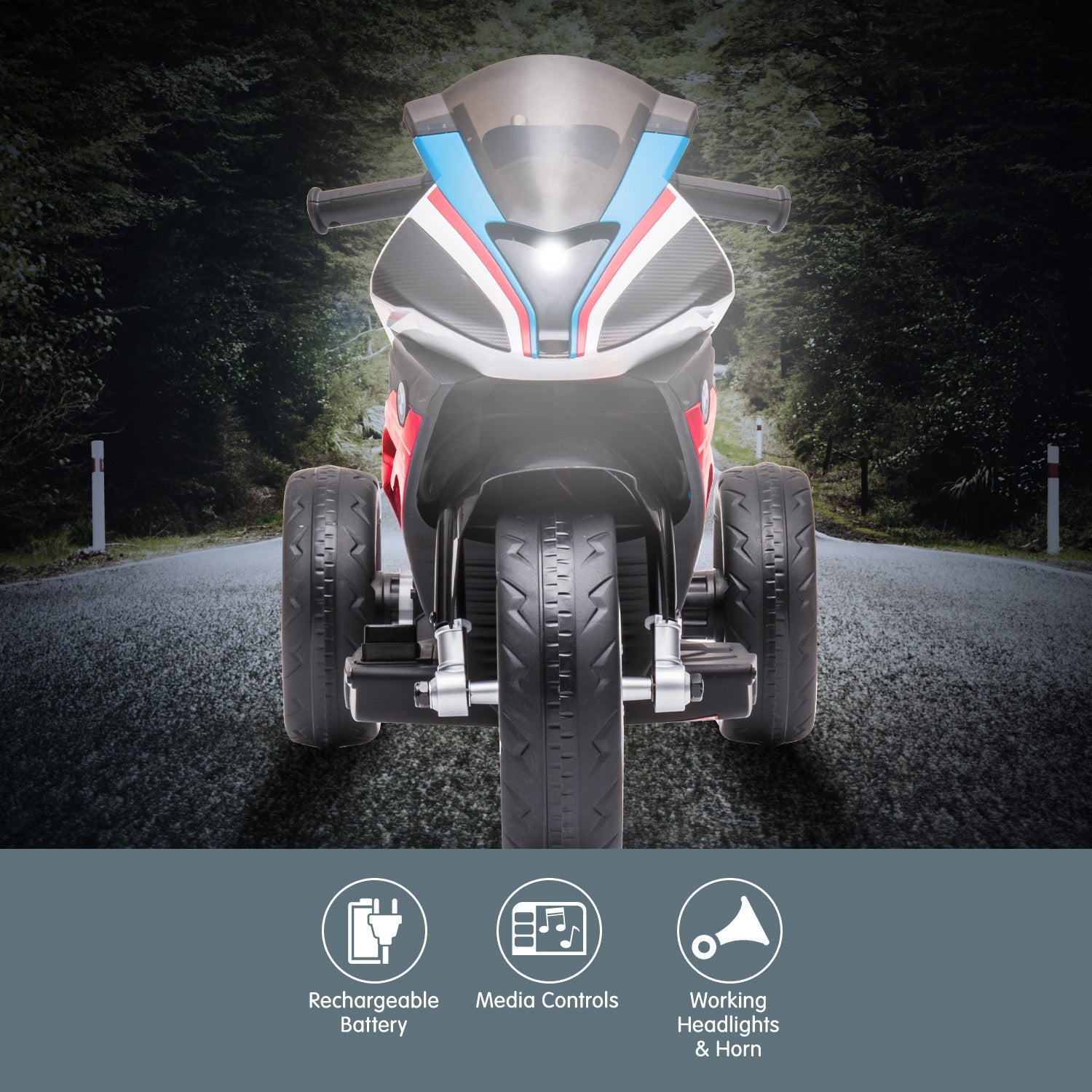 Kahuna Bmw Hp4 Race Kids Ride-on Motorbike In Red Kahuna