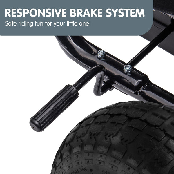 Kahuna G18 Kids Ride On Pedal Go Kart - Blue Kahuna