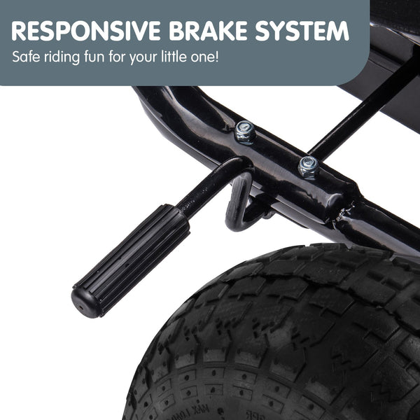 Kahuna G18 Kids Ride On Pedal Go Kart - Rose Pink Kahuna