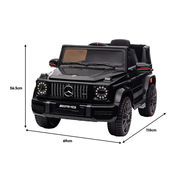 Kahuna Mercedes Benz AMG G63 Licensed Kids Ride On Electric Car Remote Control - Black Kahuna
