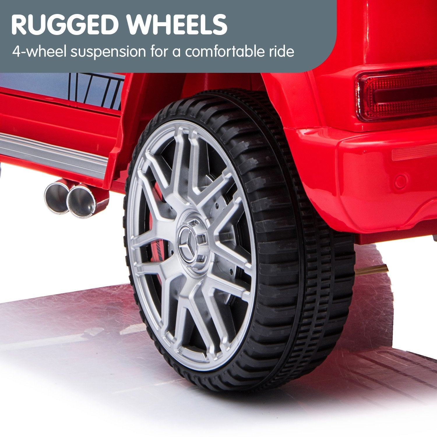 Kahuna Mercedes Benz AMG G63 Licensed Kids Ride On Electric Car Remote Control - Red Kahuna