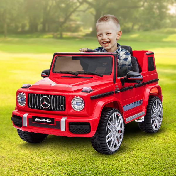 Kahuna Mercedes Benz AMG G63 Licensed Kids Ride On Electric Car Remote Control - Red Kahuna