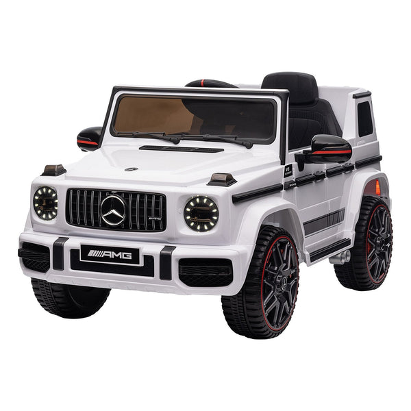 Kahuna Mercedes Benz AMG G63 Licensed Kids Ride On Electric Car Remote Control - White Kahuna