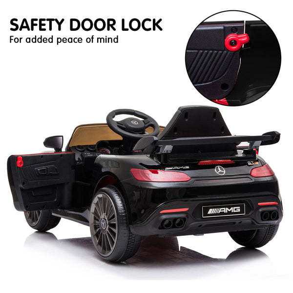 Kahuna Mercedes Benz Licensed Kids Electric Ride On Car Remote Control - Black Kahuna