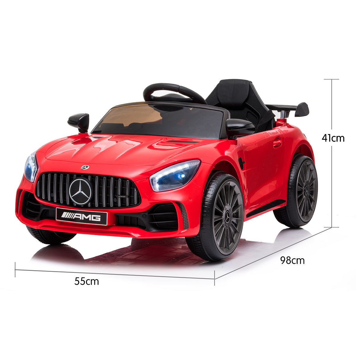 Kahuna Mercedes Benz Licensed Kids Electric Ride On Car Remote Control - Red Kahuna