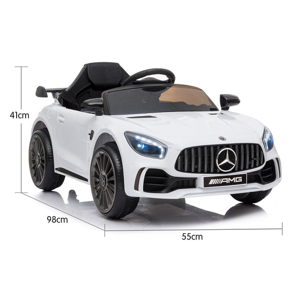 Kahuna Mercedes Benz Licensed Kids Electric Ride On Car Remote Control - White Kahuna