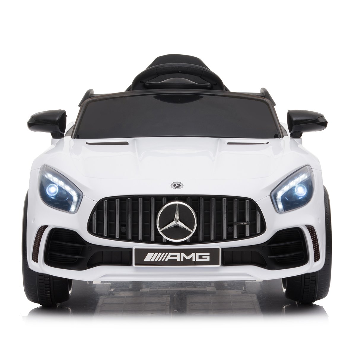 Kahuna Mercedes Benz Licensed Kids Electric Ride On Car Remote Control - White Kahuna
