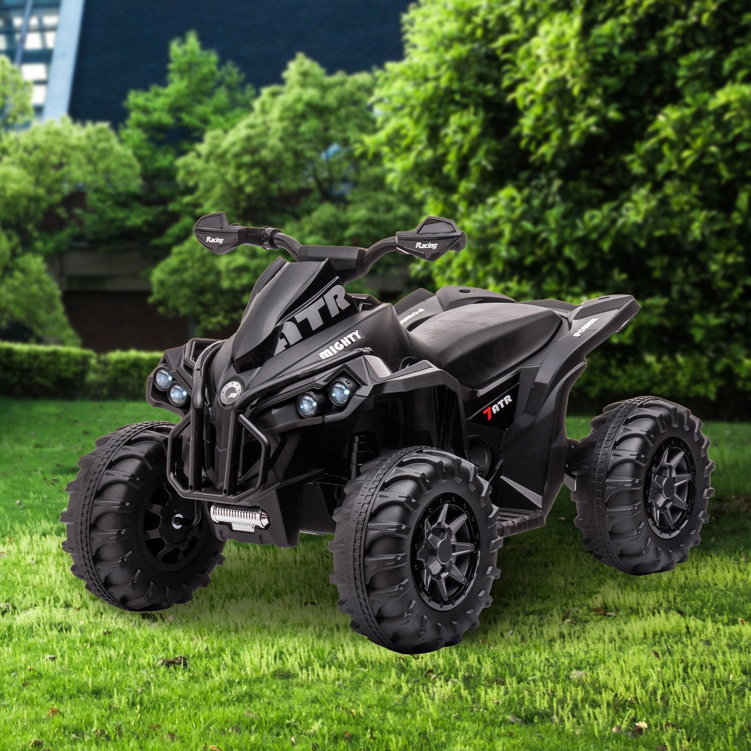Kahuna GTS99 Kids Electric Ride On Quad Bike Toy ATV 50W - Black Kahuna