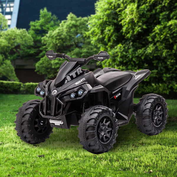 Kahuna GTS99 Kids Electric Ride On Quad Bike Toy ATV 50W - Black Kahuna