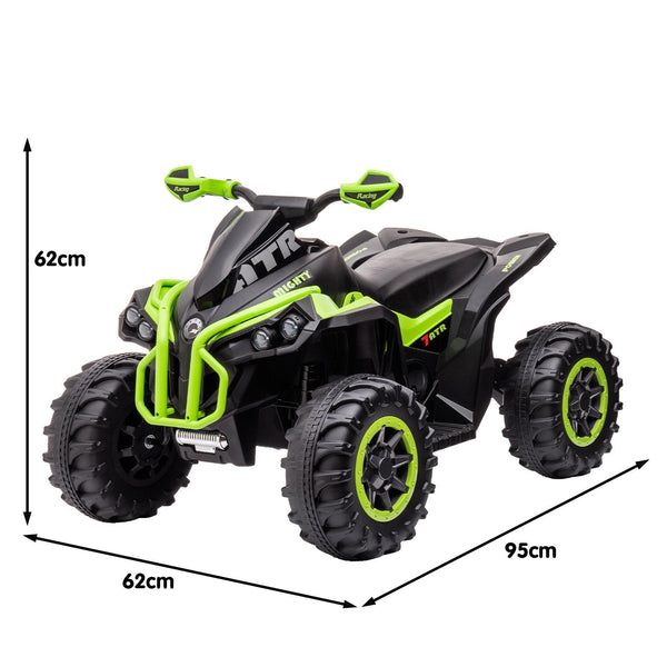 Kahuna GTS99 Kids Electric Ride On Quad Bike Toy ATV 50W - Green Kahuna
