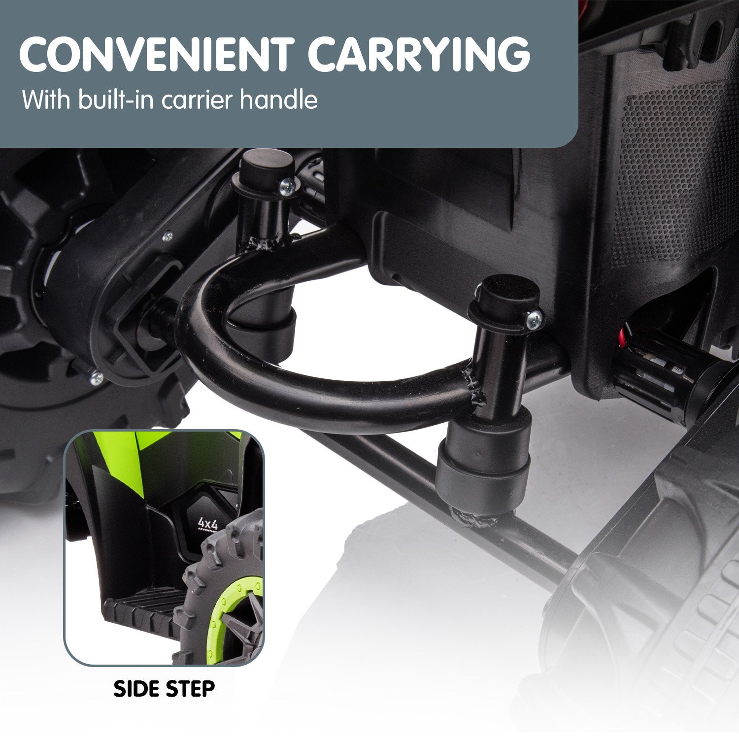 Kahuna GTS99 Kids Electric Ride On Quad Bike Toy ATV 50W - Green Kahuna