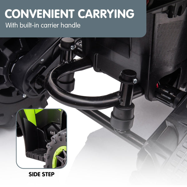 Kahuna GTS99 Kids Electric Ride On Quad Bike Toy ATV 50W - Green Kahuna