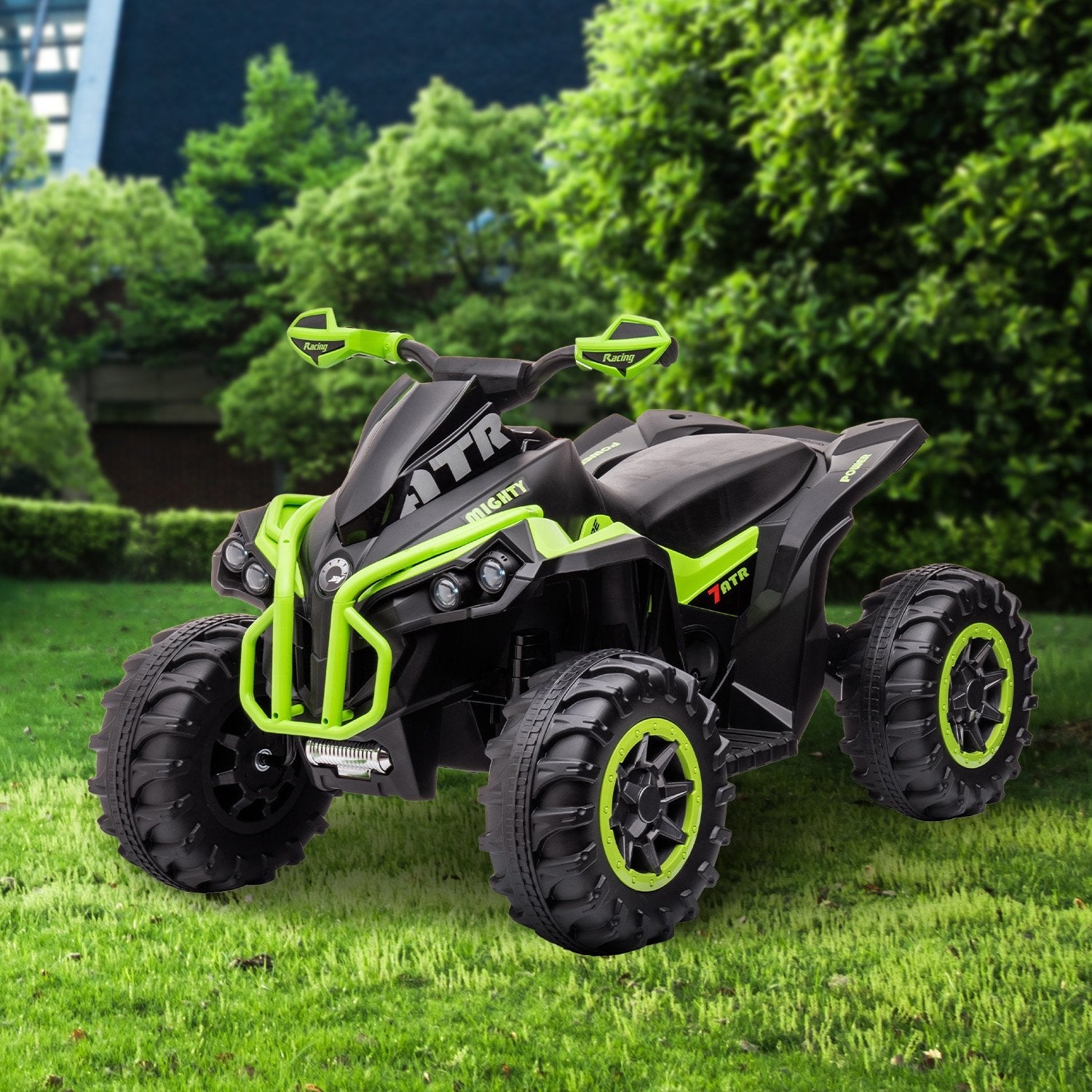 Kahuna GTS99 Kids Electric Ride On Quad Bike Toy ATV 50W - Green Kahuna