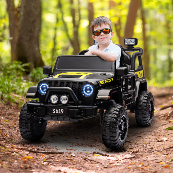 Kahuna S619 Gravity Kids Electric Ride On Car - Black Kahuna