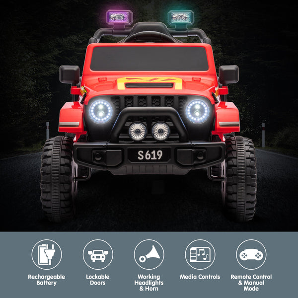 Kahuna S619 Gravity Kids Electric Ride On Car - Red Kahuna