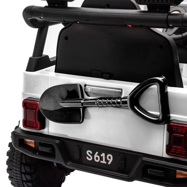 Kahuna S619 Gravity Kids Electric Ride On Car - White Kahuna